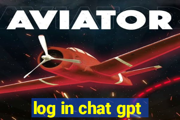 log in chat gpt